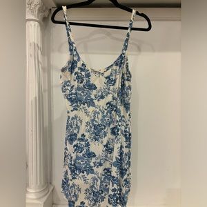 Reformation cocktail dress, floral print